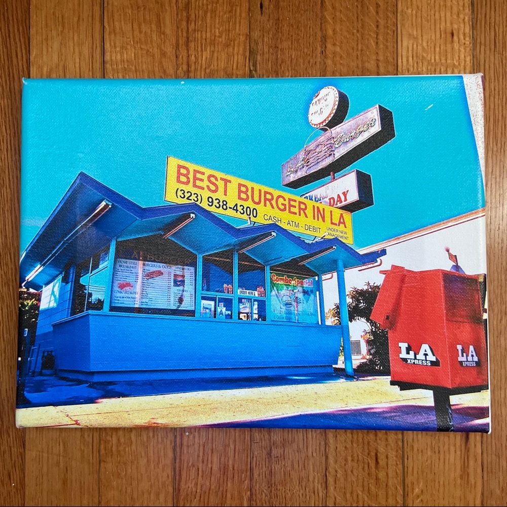 BEST BURGERS – Los Angeles, CA – photo on canvas